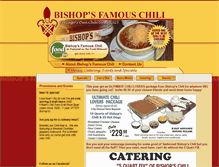 Tablet Screenshot of bishopschili.com